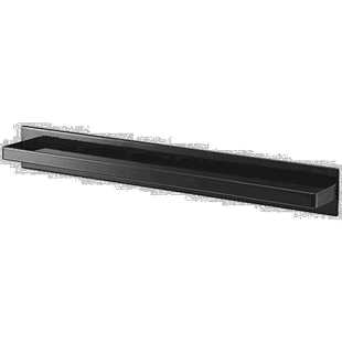 【日本直邮】山崎实业吸附式免打孔浴室毛巾架小物件收纳架黑色