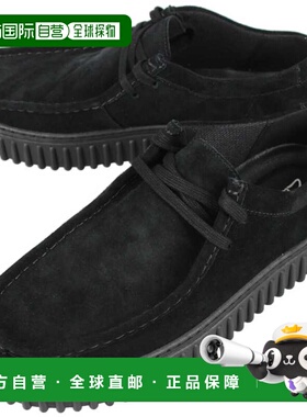 日本直邮Clarks Torhill Lo 黑色绒面革 26172019