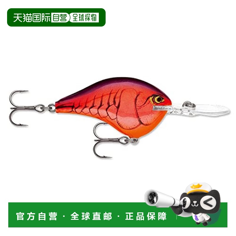 【日本直邮】Rapala乐伯乐路亚鱼饵红色户外远投5cm 12g DT08DMN
