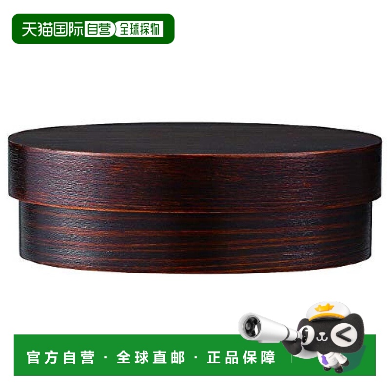 【日本直邮】Muji无印良品木质涂漆便当盒长18×宽行12.5×高5.5c