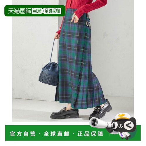 日本直邮SHIPS O’NEIL OF DUBLIN 格子绗缝短裙 [383047221]