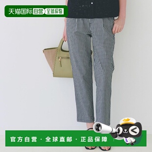 日本直邮grove 冷感夏季高弹锥形长裤 GR1241EW053158 长裤条纹