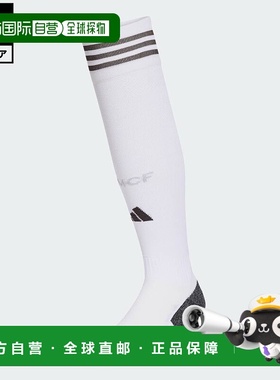 日本直邮 adidas 25/26赛季皇家马德里主场运动袜[JN8763] 白色