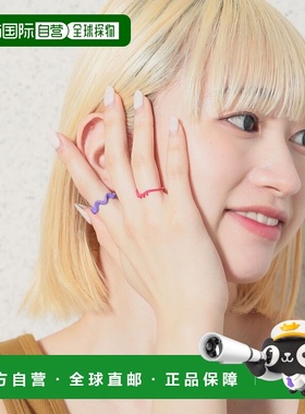 日本直邮BEAMS HEART 女士彩色合金双环戒指套装配饰 43420253960