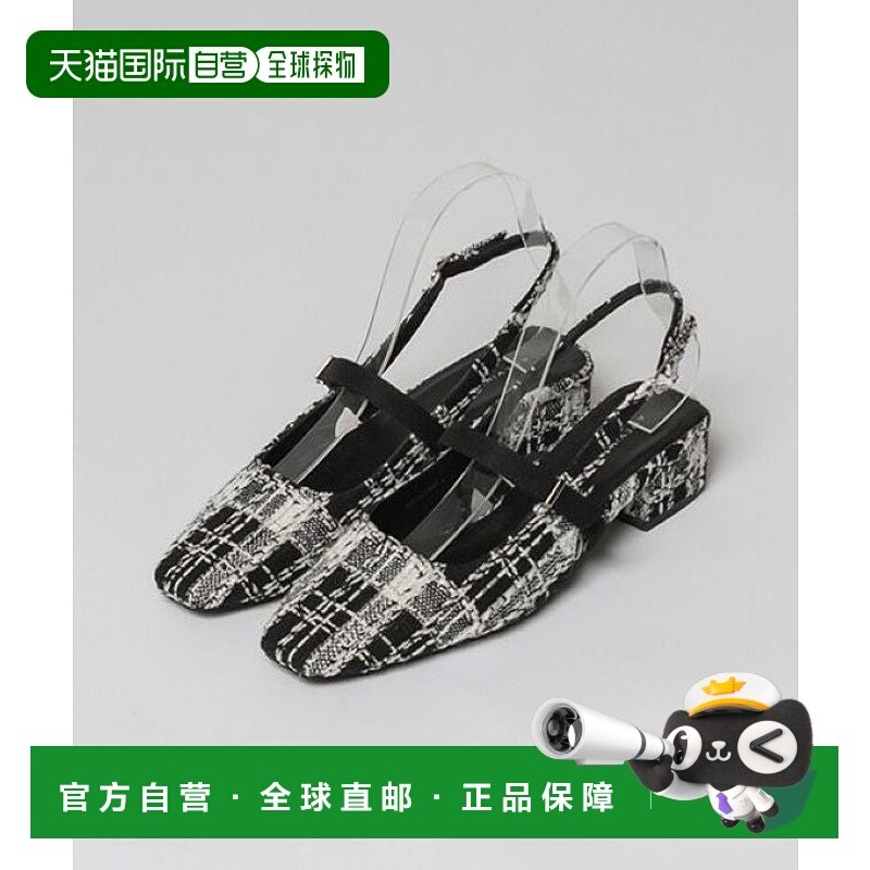 日本直邮RANDA 可持续背带高跟鞋 单鞋 黑色 RA041BW015960