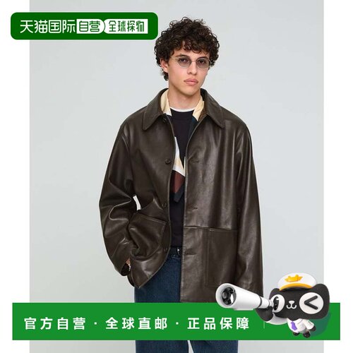 日本直邮UNITED ARROWS green label relaxing 羔羊皮革工装外套