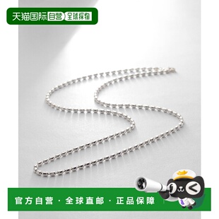 1h可退 日本直邮COCOSHNIK 女士925纯银设计链条椭圆球中号项链 7