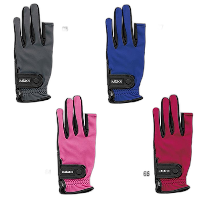 日本直邮 HATACHI 弹力手套地面高尔夫装备手套灰色红色红色粉红