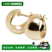 月亮形耳环 km701000 日本直邮 环状耳环 金 18k 毫米