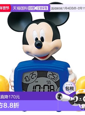 【日本直邮】Seiko Clock闹钟Disney迪士尼米奇老鼠 可爱卡通版