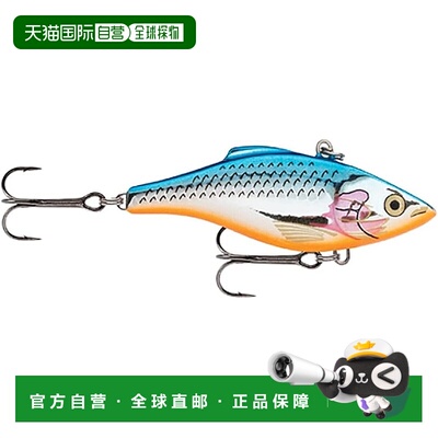 【日本直邮】Rapala Rattlin' Wrap 4厘米 6克 RNR4 银蓝色
