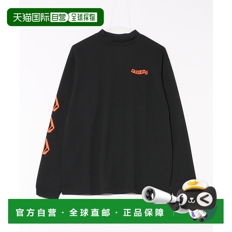 1h可退 日本直邮VOLCOM 男女同款 长袖高领T恤 A43124JK