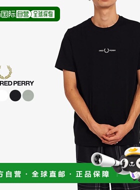 日本直邮FRED PERRY 刺绣T恤 M4580 100（白色） 102（黑色） M37