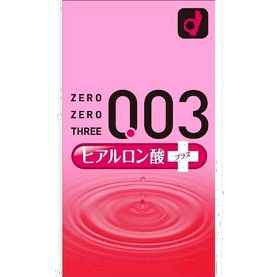 日本直邮冈本003安全套避孕套玻尿酸增量薄10支装*3盒