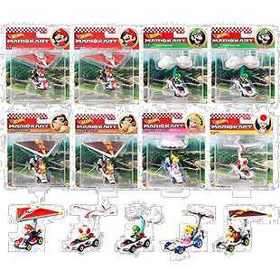 【日本直邮】Mattel美泰 风火轮马里奥卡丁车套装 8台 GVD30-986C