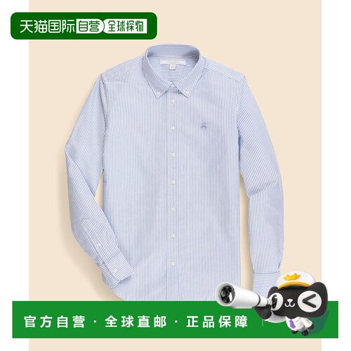 1h可退 日本直邮BROOKS BROTHERS 女士 经典款牛津纺糖果条纹纽扣