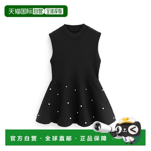 peplum 珍珠 针织上衣kz688牛仔 GRL无袖 日本直邮日潮