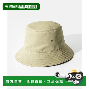 CHECK 女士可两面穿棉混纺水桶帽 LINED 男士 BUCKET 日本直邮