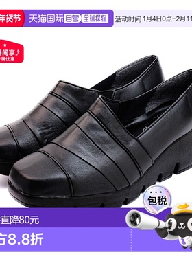 日本直邮First Contact 女士高跟鞋舒适防水日本制造坡跟鞋底舒适