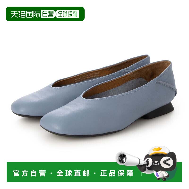 日本直邮Camper 休闲鞋 天蓝色平底鞋芭蕾舞鞋女鞋单鞋一脚蹬图片