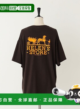 1h可退 日本直邮GDSS 男士别注复古风印花T恤 69040039627上衣