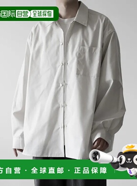 1h可退 日本直邮RUUBON男女同款羊毛混纺常规衬衫 温暖舒适 肩宽