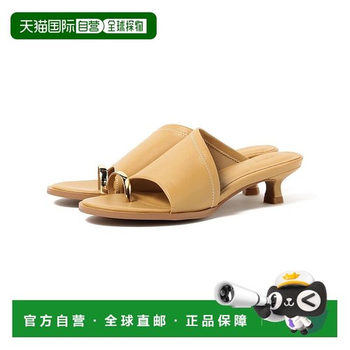 1h可退 日本直邮Le Vernis 女士金色托环凉鞋 93330269962