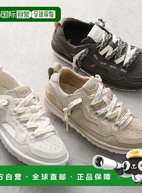 日本直邮UGG Minimel 女士低帮 Logo 绒面革网眼运动鞋 1175301鞋