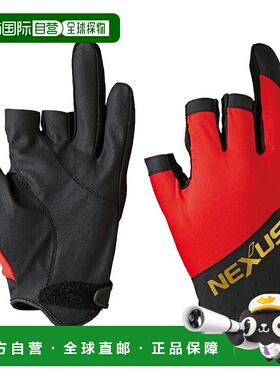 日本直邮Shimano Gloves Nexus 弹力手套 3M 红色 GL-104V 3 件