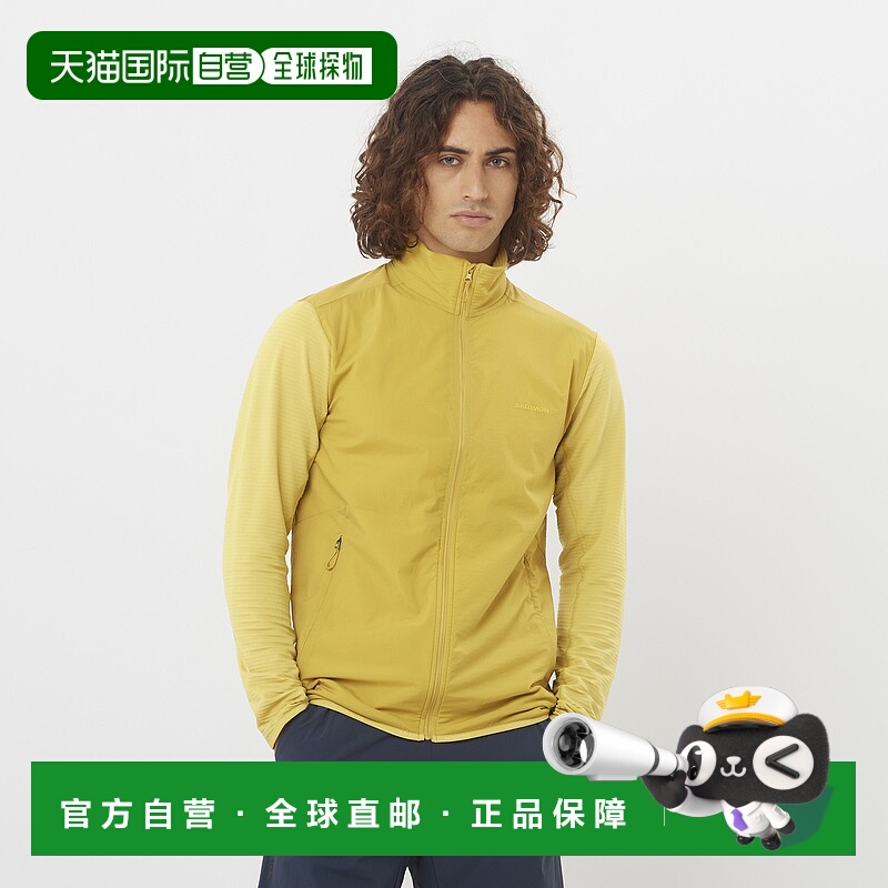 日本直邮SALOMON ESSENTIAL LIGHTWARM HYBRID 男士全拉链中层夹