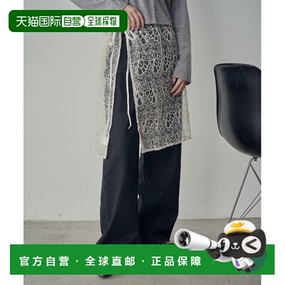 日本直邮-goocy- 女士 蕾丝花朵方巾 PGY1061116A0001