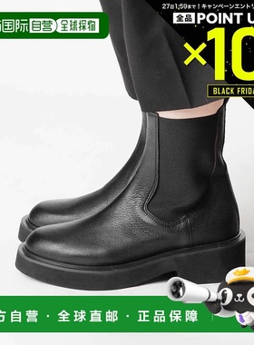 日本直邮Fabio Rusconi MQN 2605 Valencia 侧边松紧带女靴 黑色