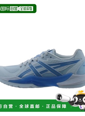 日本直邮asics-Asics PowerBreak FF 1072A104女士手球鞋：淡蓝色