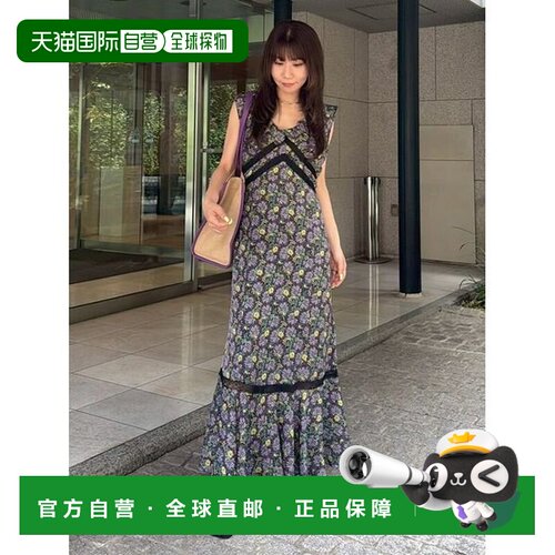 日本直邮LILY BROWN×ANNA SUI花卉印花连衣裙吊带