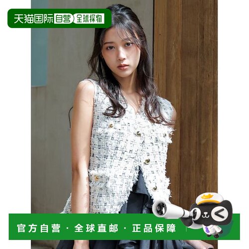 日本直邮SNIDEL 女士 高质感提花呢子背心 SWFV262037
