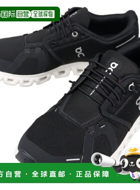 日本直邮On 男士 Cloud 6 运动鞋黑色/白色 3MF10070299