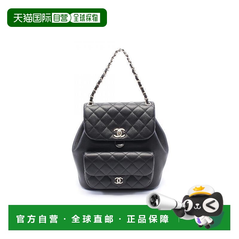 日本直邮中古Chanel香奈儿女包A级95新背包帆布背包双肩包尼龙