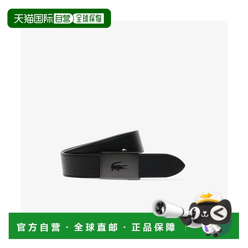 自营 LACOSTE 扣环可翻转的皮带新款