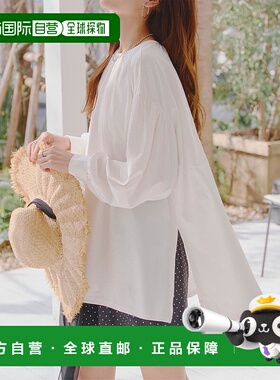 日本直邮KOBE LETTUCE 接触冷感UV 切割吸水速干腰绳罩衫 [S193]