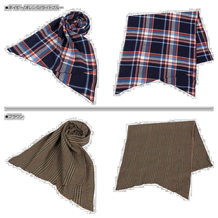 日本直邮工程服装 Stole 男士长围巾 19FH001时尚休闲高级感正品