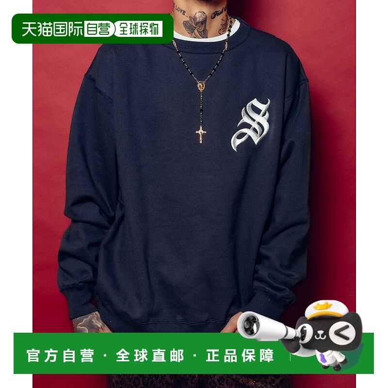 1h可退 日本直邮Subciety 男女同款 加厚连帽卫衣 简约设计 S刺绣