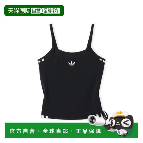 日本直邮Adidas/阿迪达斯侧面抽绳修身双层背心女款 KW4524运动