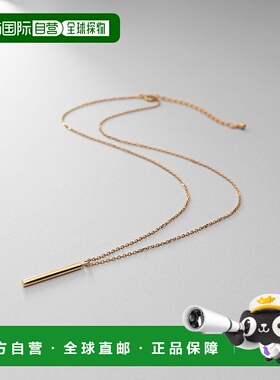 1h可退 日本直邮COCOSHNIK 女士简约圆柱吊坠项链 76731362999909