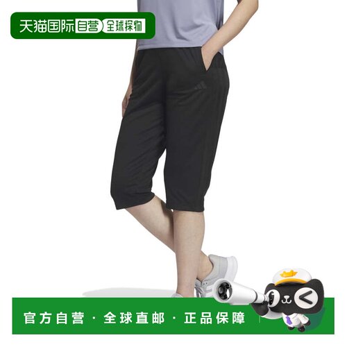日本直邮adidas-adidas（妇女）针织3/4裤子KQD88-JP0024 裁剪的