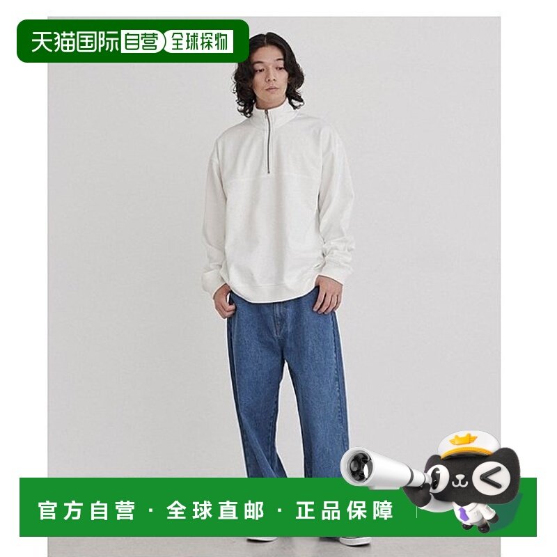 1h可退 日本直邮coen 【WELLTECT】半拉链卫衣套头衫