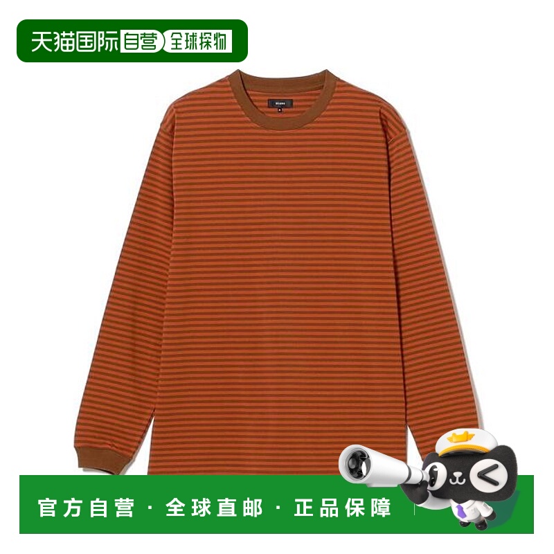 1h可退 日本直邮BEAMS 条纹 长袖T恤卫衣内搭宽松秋冬2025新款