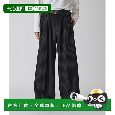 日本直邮Neucon 男装 宽松高腰宽腿西裤 2褶设计 LUZ5061202A0001