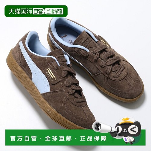 日本直邮PUMA PALERMO 女士运动鞋 396463皮革低帮鞋79/Flatbronz