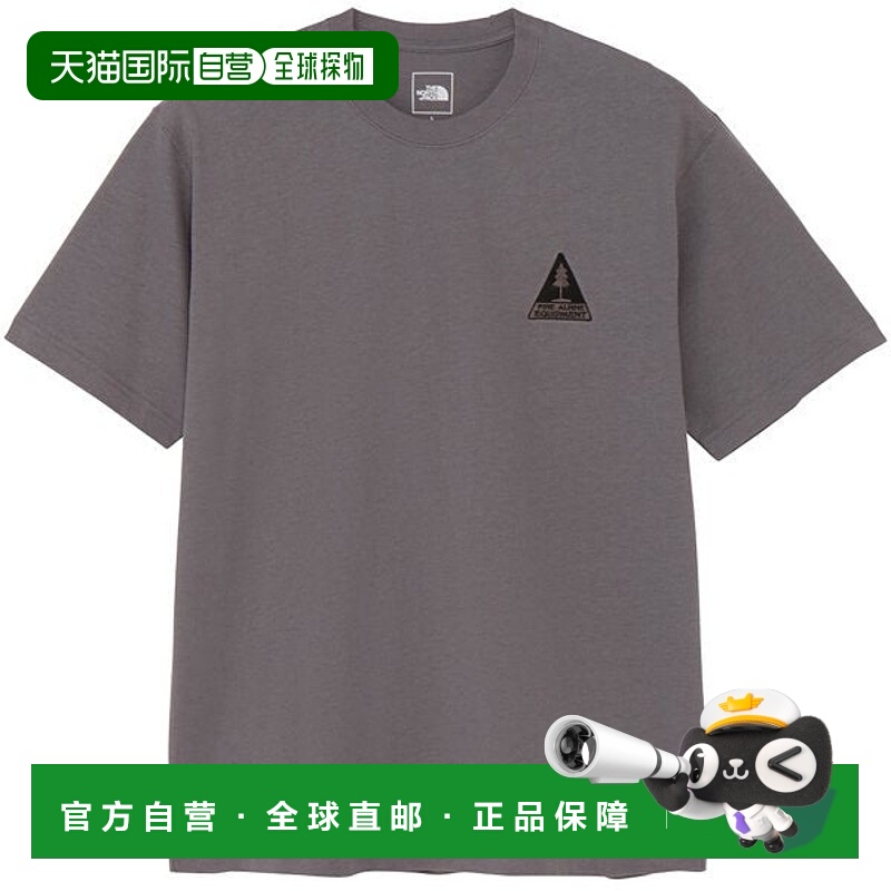 日本直邮THE NORTH FACE 短款细高山树T恤 男女通用款 NT82544 短