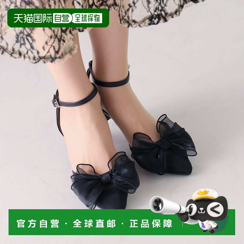 日本直邮VIVIAN V3320AL Vivienne Westwood 透明缎带尖头分趾高